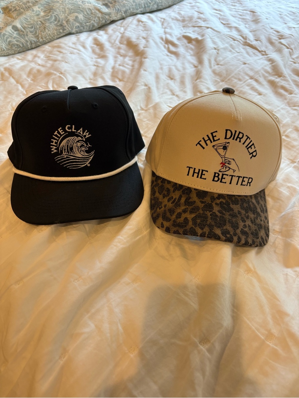 White Claw & Dirty Martini Trucker Hats